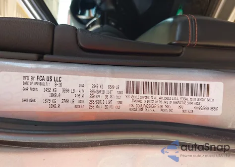 2017 Jeep Grand Cherokee 75Th Anniversary Edition 4X4 from USA, damaged, VIN 1C4RJFAG9HC671518